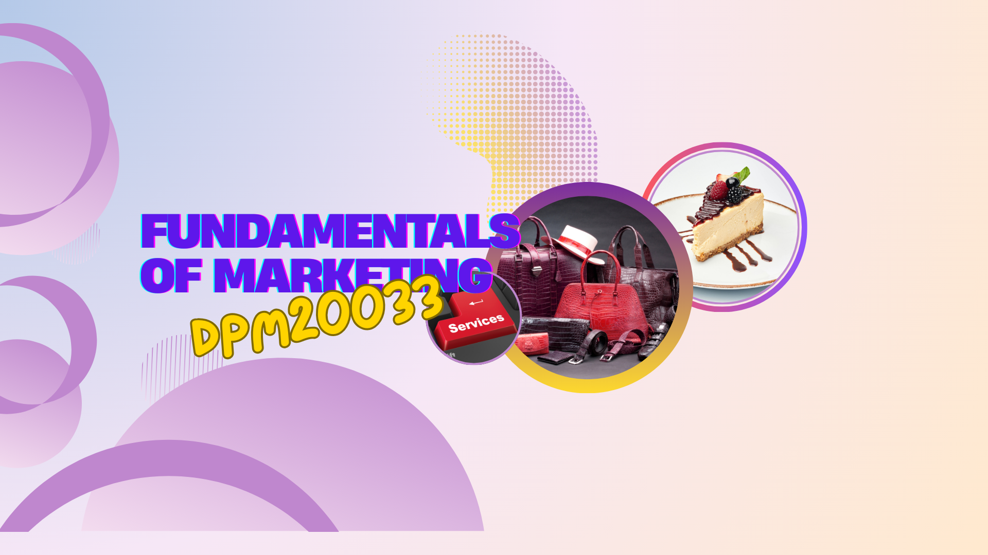 DPM20033 Fundamentals of Marketing