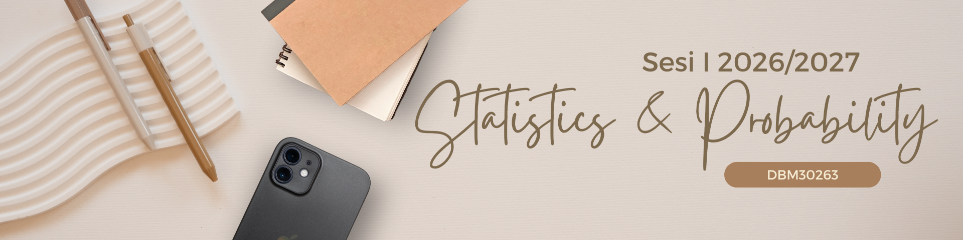 STATISTICS AND PROBABILITY SESI I 2026/2027
