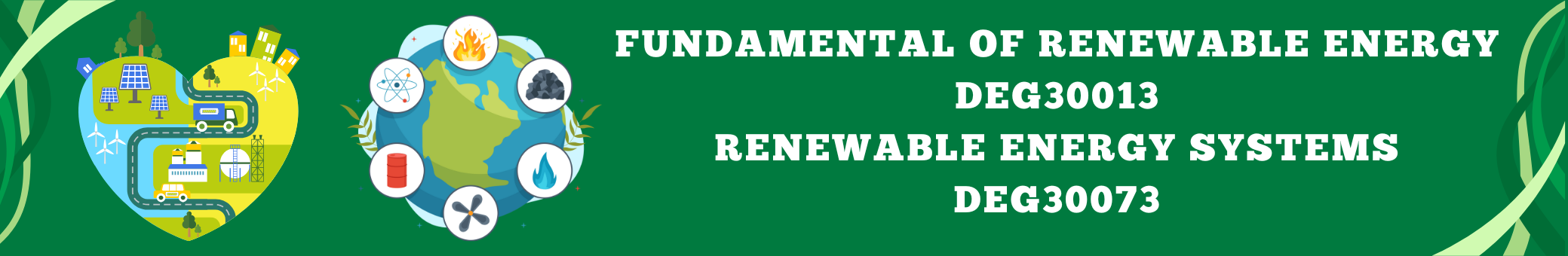 DEG30013 FUNDAMENTALS OF RENEWABLE ENERGY &amp; DEG30073 RENEWABLE ENERGY SYSTEMS