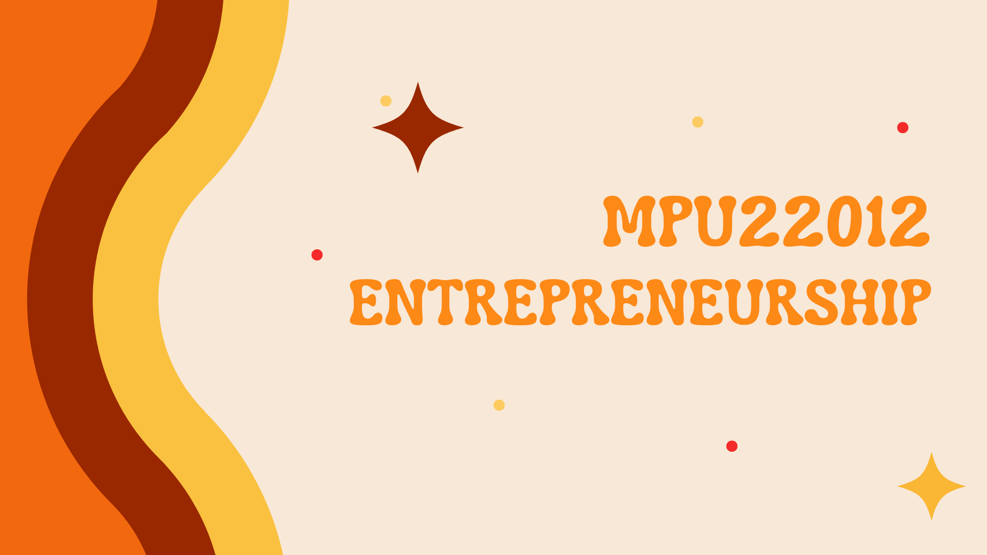 MPU22012 Entrepreneurship JKA